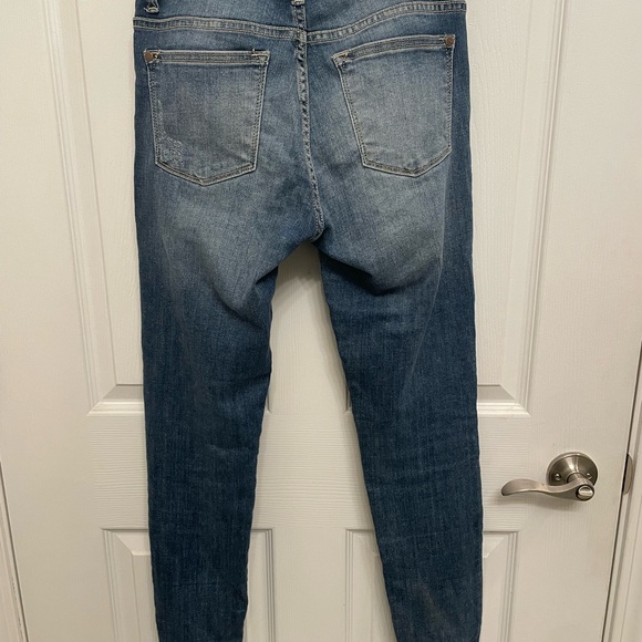 Judy Blue Janette Camo Patch Skinny Fit Distressed Jeans Size 28 - Picture 5 of 7